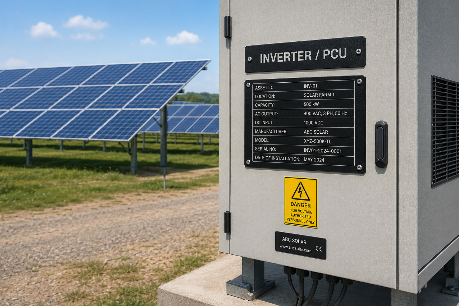 Solar Farm Labels